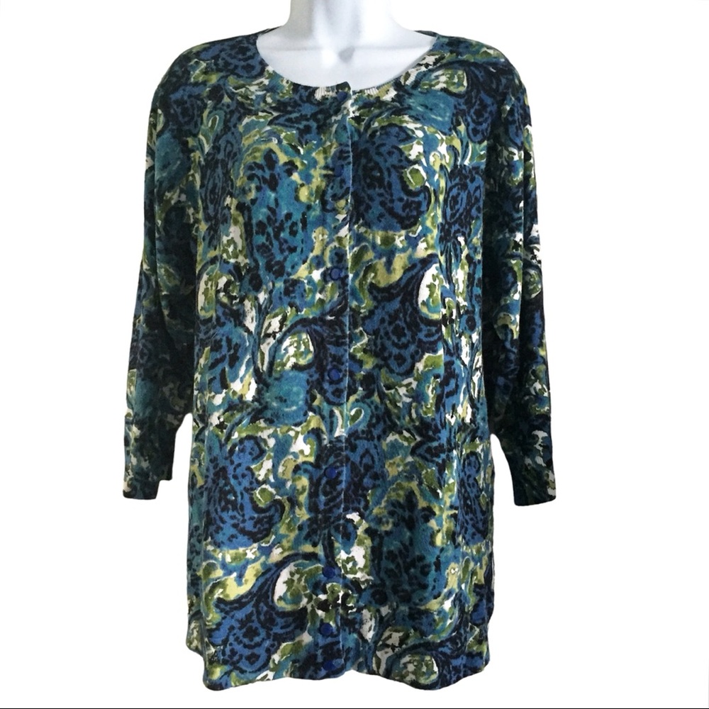 Lane Bryant Floral Cardigan